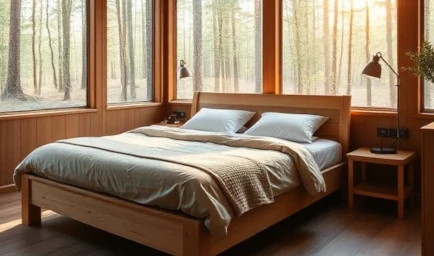 bed in room card